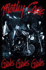 Flagge Mötley Crüe Girls Girls Girls 