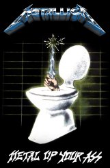 Flagge Metallica Metal up your Ass 