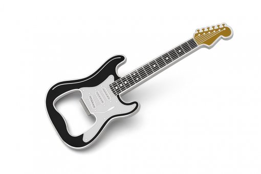 Flaschenöffner Gitarre Classic schwarz 