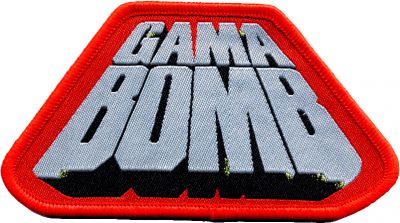 kleiner Aufnäher Gama Bomb Red Logo 