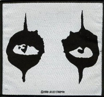 kleiner Aufnäher Alice Cooper Eyes 