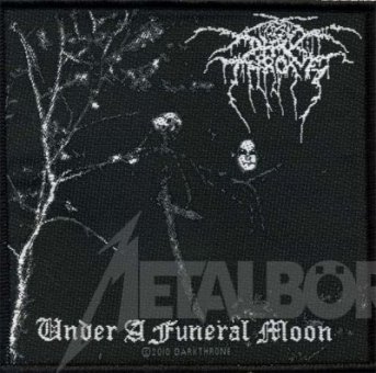 kleiner Aufnäher Dark Throne Under a Funeral Moon 