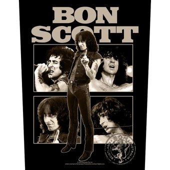Rückenaufnäher AC/DC Bon Scott Collage 