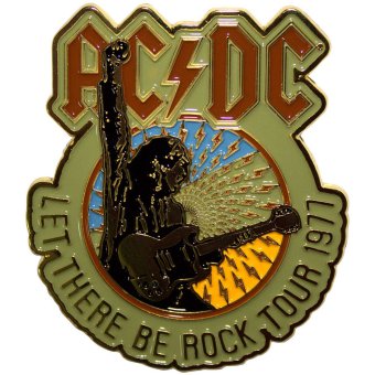 Pin AC/DC Let there be Rock Tour 1977 
