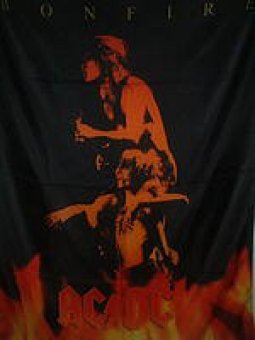 Flagge AC/DC Bonfire 