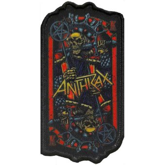 kleiner Aufnäher Anthrax Evil King 