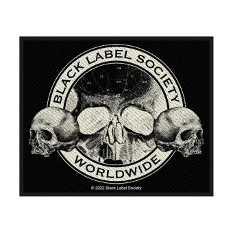 kleiner Aufnäher Black label Society Skulls 