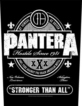 Rückenaufnäher Pantera Stronger than all 