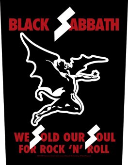 Rückenaufnäher Black Sabbath We sold our Soul... 