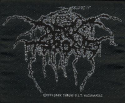 kleiner Aufnäher Dark Throne Silver Logo 