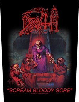 Rückenaufnäher Death Scream bloody Gore 