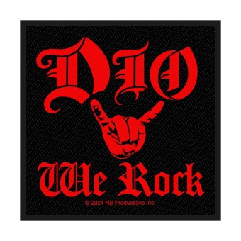 kleiner Aufnäher Dio We Rock 