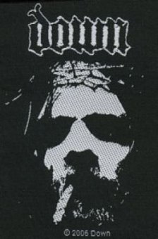 kleiner Aufnäher Down Face 