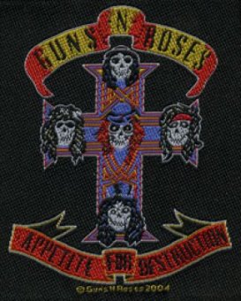 kleiner Aufnäher Guns 'n' Roses Appetite for Destruction 