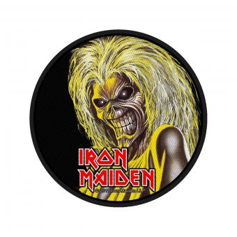 kleiner Aufnäher Iron Maiden Killers rund 