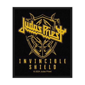kleiner Aufnäher Judas Priest Invincible Shield 