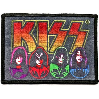 kleiner Aufnäher Kiss Symbols & Faces 