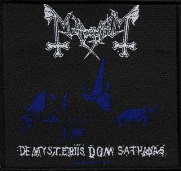 kleiner Aufnäher Mayhem De Mysteriis Dom Sathanas 
