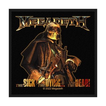 kleiner Aufnäher Megadeth The Sick, the Dying and the Dead 