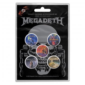 Button Set Megadeth Classic Albums 