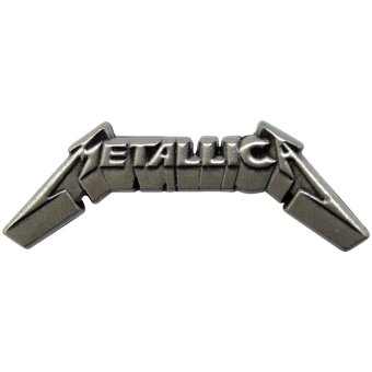 Pin Metallica 3D Logo 