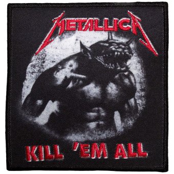 kleiner Aufnäher Metallica Kill 'em all 