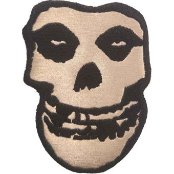 kleiner Aufnäher Misfits Chrome Skull 