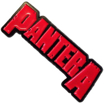 Pin Pantera Red Logo 