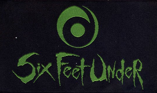 kleiner Aufnäher Six Feet Under Logo 