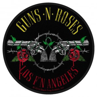 kleiner Aufnäher Guns'n Roses Los Angeles ( rund ) 