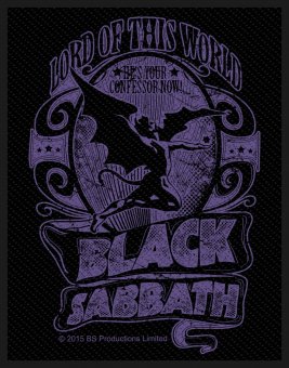 kleiner Aufnäher Black Sabbath Lord of this World 
