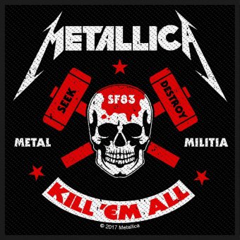 kleiner Aufnäher Metallica Militia 