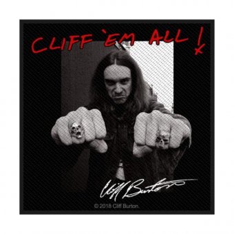 kleiner Aufnäher Metallica Cliff Burton 