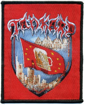 kleiner Aufnäher Tankard Skyline Frankfurt 