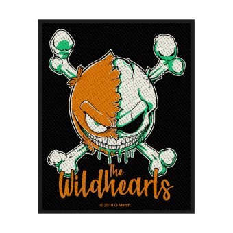 kleiner Aufnäher The Wildhearts Green Skull 