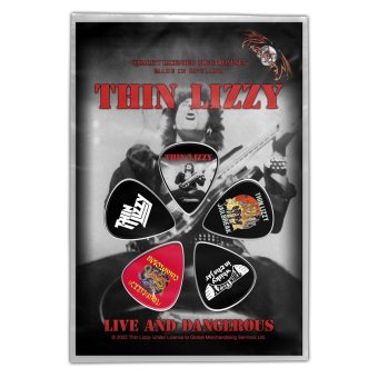 Plektrum Set Thin Lizzy Live and Dangerous 